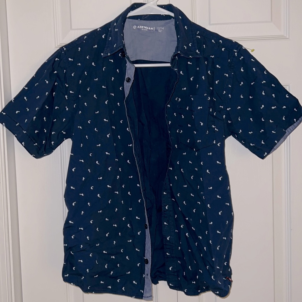 Boys Shark 🦈 Button up shirt